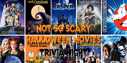 Not So Scary Halloween Movies Trivia Night