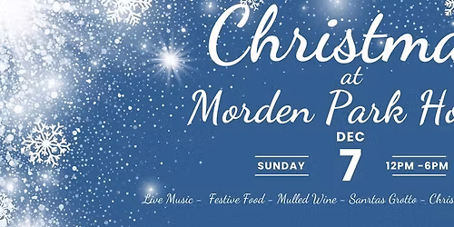 Christmas at Morden Park House