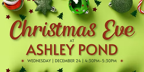 Christmas Eve at Ashley Pond