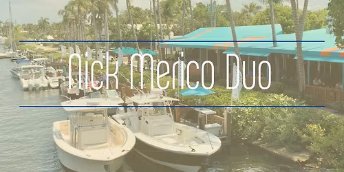 Live Music: Nick Merico Duo