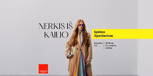 Nerkis i\u0161 kailio | Spintos i\u0161pardavimas