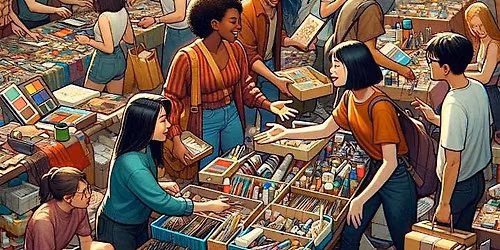 Spring Art Supply Swap
