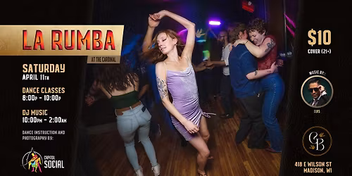 LA RUMBA at The Cardinal (SATURDAY 4\/11\/26)