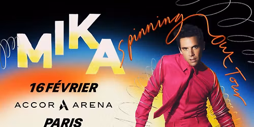 MIKA \u2022 Paris - Accor Arena \u2022 16 f\u00e9vrier 2026