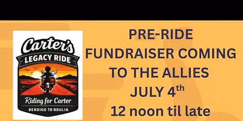 Boots N All for Carters Legacy Ride pre ride fundraiser 