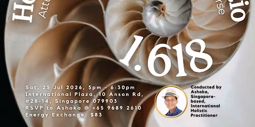 Healing with the Golden Ratio 1.618
