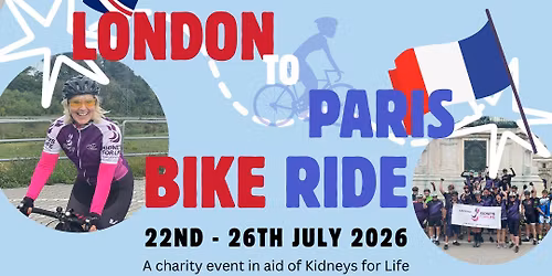 London to Paris bike ride