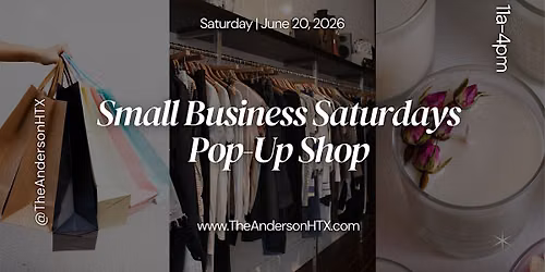 Vendors Wanted: Small Business Saturdays