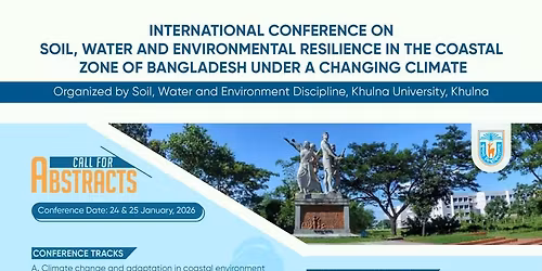 INTERNATIONAL CONFERENCE ON SOIL, WATER AND ENVIRONMENTAL RESILIENCE IN THE COASTAL ZONE...