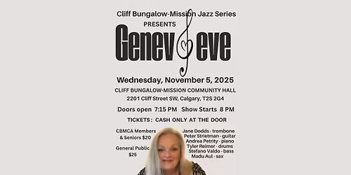 Cliff Bungalow-Mission Jazz with Genevieve's Septet