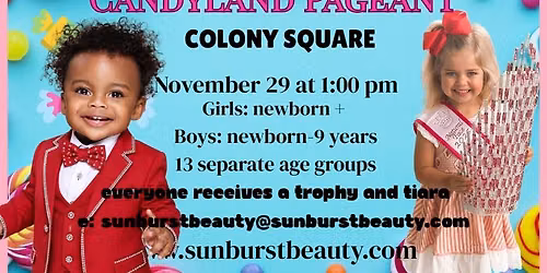 OH-ZANESVILLE Candyland Pageant in Colony Square