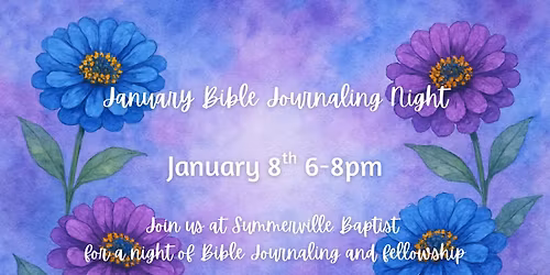 January Bible Journaling Night