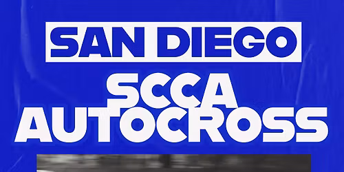 San Diego SCCA Autocross Nov 1st & 2nd 2025
