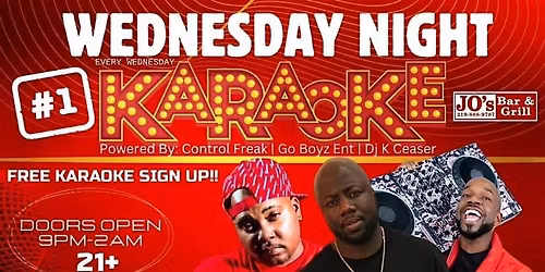WEEKend WED Karaoke Party at Jos