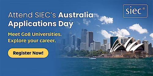 Attend SIEC's Australia Applications Day in Bangalore