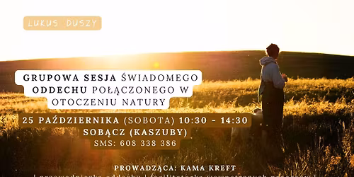 Grupowa sesja oddechu w otoczeniu natury - Luksus Duszy.