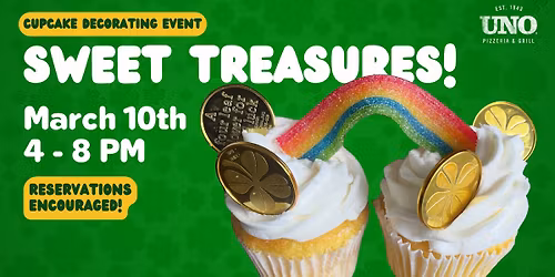 St. Patrick's Day Themed Cupcake Decorating Kids Event