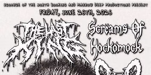 THE LAST KING with Screams of Hockomock, Aterra, Gravewraith & Supplication!