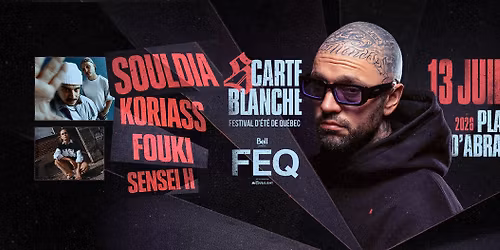 Souldia au Festival d'\u00e9t\u00e9 de Qu\u00e9bec \u25aa\ufe0e Koriass FouKi \u25aa\ufe0e Sensei H
