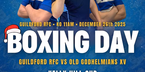 Boxing Day Match - Guildford RFC vs Godhelmians XV