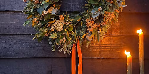Christmas Wreath Making and Canap\u00e9 Delights Workshop
