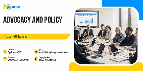 Advocacy and Policy: 1 Day NGO Training in Sydney