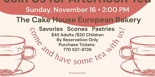 Afternoon Tea at The Cake House