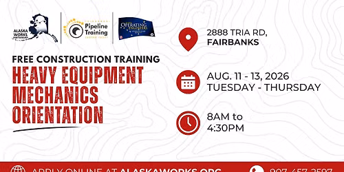 FREE- Heavy Equipment Mechanics Orientation