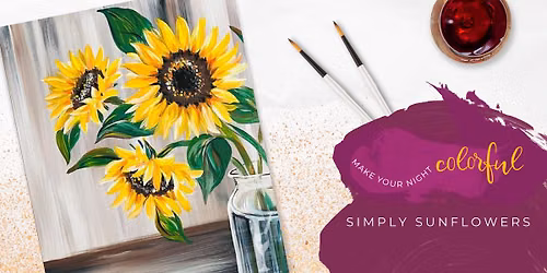 Simply Sunflowers Paint Night!