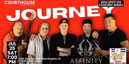 JOURNEY \u2013 Affinity 7\/25\/26 SAT 7:00pm