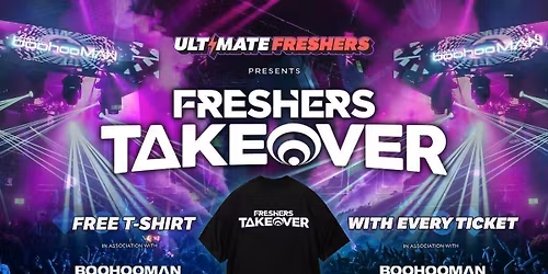 FRESHERS TAKEOVER SURREY 2026 \u26a1\ufe0f Sold Out 15 years Running! \ud83d\udc55 FREE T-Shirt with Every Ticket!