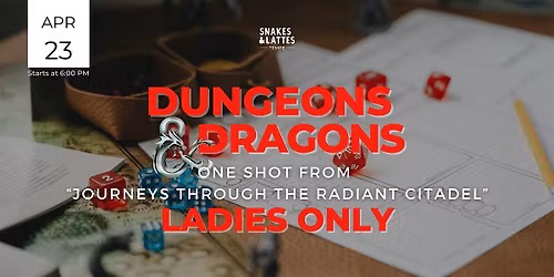 Ladies Only Dungeons & Dragons One-Shot Session - S&L Tempe