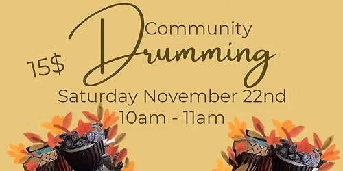 Community Drumming - Drumming Up Gratitude