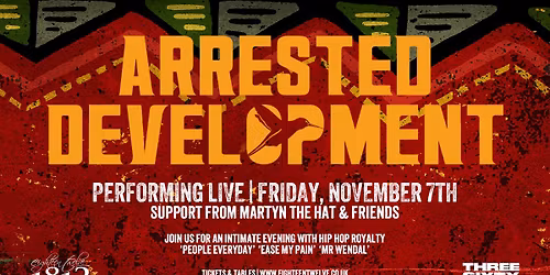 Arrested Development LIVE at 1812 Bournemouth | Friday, November 7th