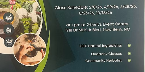 Herbal Class - First Aid with Natural Remedies