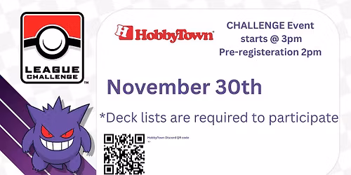 November Monthly Challenge Pokemon 