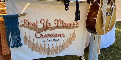 Knot Ya Mommas Creations macrame class at Pirates Deck