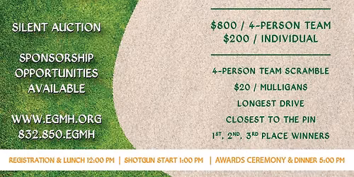 Annual Charity Golf tournament. Swing for Peace