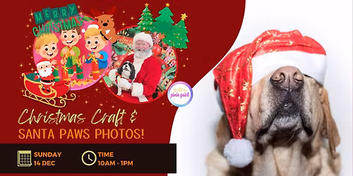 Christmas Craft & Santa Paws Photos