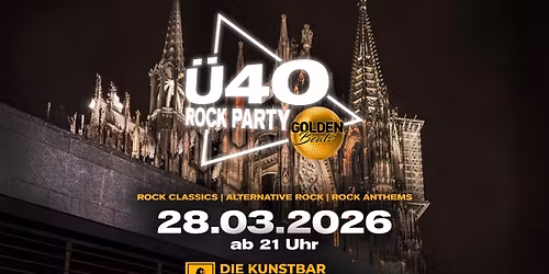 Golden Beats | \u00dc40 Rock Party | Kunstbar K\u00f6ln