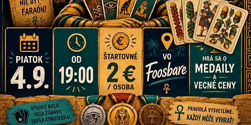 Fara\u00f3n turnaj 4.9.2026