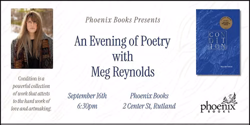 An Evening of Poetry with Meg Reynolds