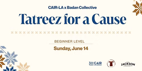 Tatreez for a Cause: CAIR-LA x Badan Collective at Jackson Market