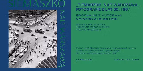 ALBUM DSH \u201eNAD WARSZAW\u0104\u201d | spotkanie autorskie