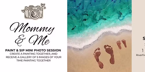 Mommy & Me Paint & Sip Mini Photo Session