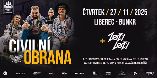 Civiln\u00ed Obrana + Zo\u010di Vo\u010di \/ Liberec