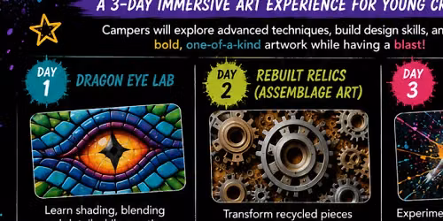 Creative Lab Blend to Burst Summer Camp Ages 9-13 7/7-7/9