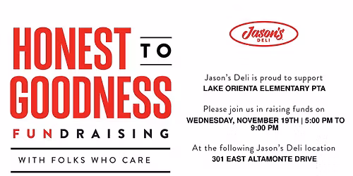 LKO Spirit Night at Jason's Deli!