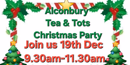 Alconbury Tea & Tots christmas party