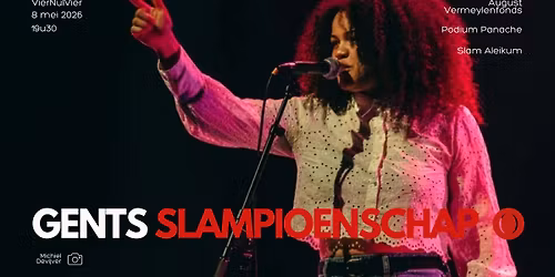 Gents Slampioenschap 2026 (Wie wordt de beste Slamdichter van Gent!)